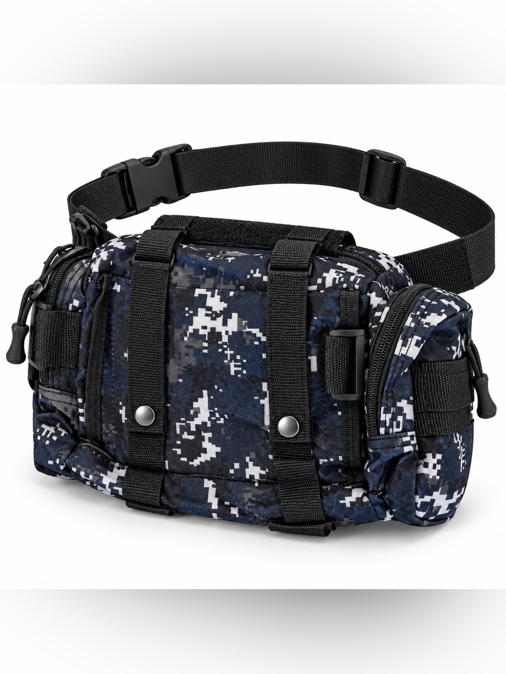 East West USA Tactical Waist Bag Navy Digital Camo Fanny Pack RTC506 NWT